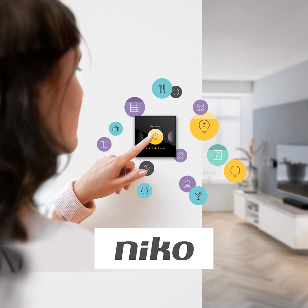 Appareillalge et domotique éclairage pro : Niko home control