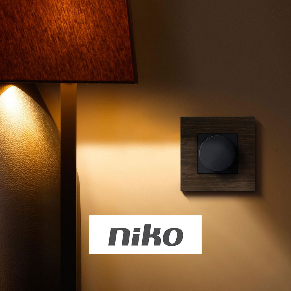 Appareillalge et domotique éclairage pro : Niko variateur lumière